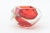 1970s Vintage Alessandro Mandruzzato Murano Faceted Sommerso Glass Bowl, Red, Yellow For Sale - Image 5 of 12