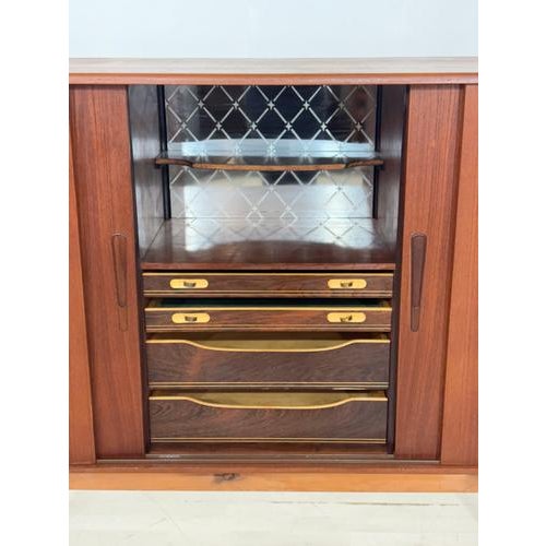 Danish Highboard in Teak For Sale - Image 4 of 11