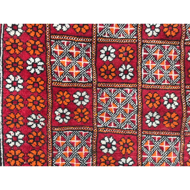 Textile Long Vintage Moroccan Berber Rug For Sale - Image 7 of 12