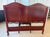 Red Vintage Chinese Carved Rosewood Full Size Headboard With Metal Bed Frame For Sale - Image 8 of 10