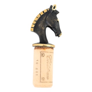 Horse Head Bottle Stopper by Walter Bosse for Herta Baller, 1950s For Sale