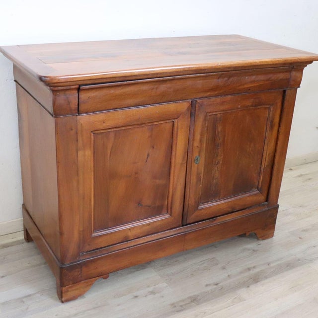 Wood Antique Buffet in Walnut, 1800s For Sale - Image 7 of 14