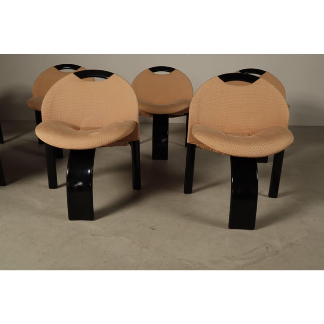 Sail Dining Chairs by Giovanni Offredi for Saporiti Italia, 1973, Set of 8 For Sale - Image 6 of 16