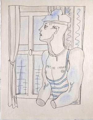 Jean Cocteau, Hopeless, 1930, Lithograph