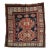 Antique Caucasian Kazak Area Rug, Hand-Knotted Wool, Geometric Medallion Pattern, 5x5 For Sale