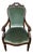 Antique French Style Armchair in Walnut For Sale