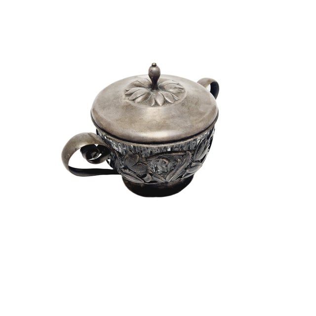 Postmodern Art Deco Sugar Bowl from Hefra, Poland, 1970s For Sale - Image 3 of 6