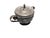Postmodern Art Deco Sugar Bowl from Hefra, Poland, 1970s For Sale - Image 3 of 6