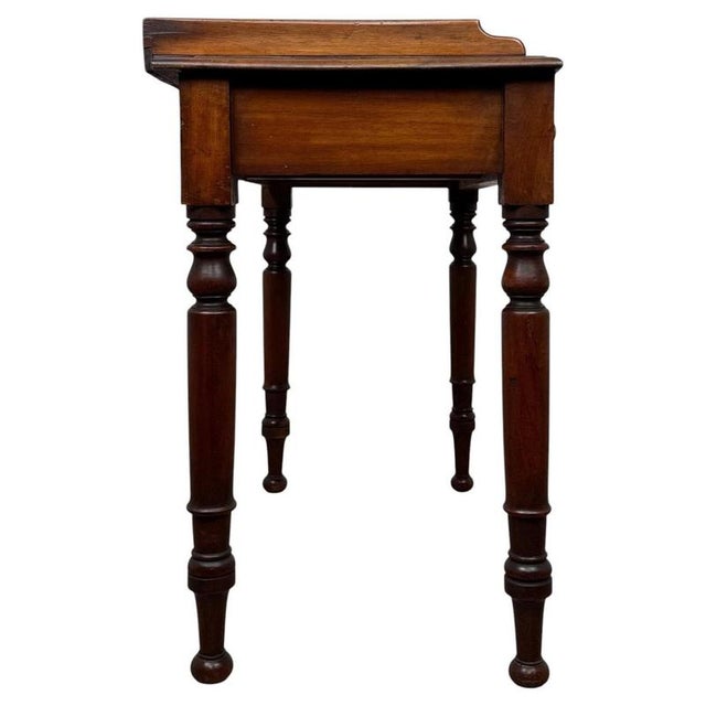 Antique 19th Century Victorian Mahogany Writing Table For Sale - Image 6 of 12