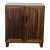 Crate & Barrel Marin Shiitake Bar Cabinet For Sale