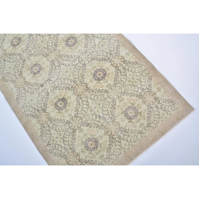 Textile 1960s Turkish Rustic Decor Floor Vintage Rug For Sale - Image 7 of 11