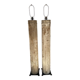 Vintage Architectural Column Lamps - a Pair For Sale