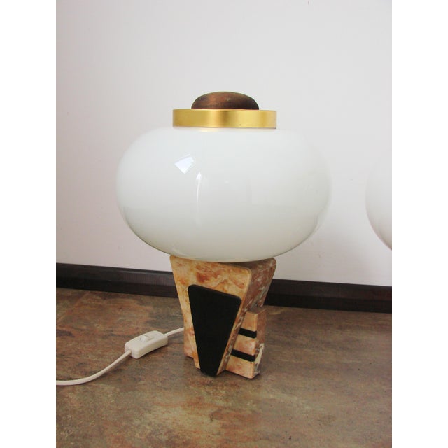 Art Deco Table Lamps, 1950s, Set of 2 For Sale - Image 6 of 12