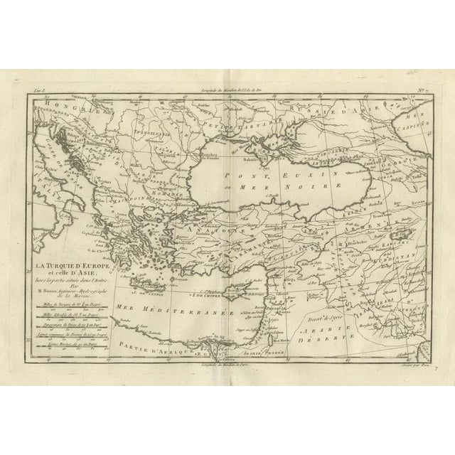 Turkey in europe & asia – ottoman lands by bonne c.1780 description this map depicts ottoman territories across...