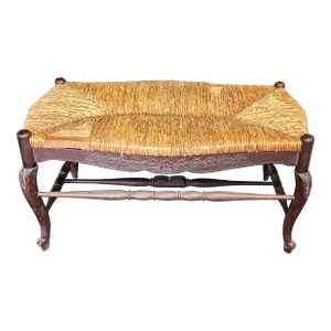 Mid 20th Century Vintage Country French Style Bench