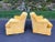 Pair of Mustard Yellow Velvet Club Chairs For Sale In New York - Image 6 of 13