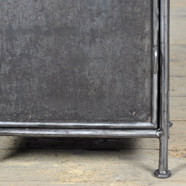 Black Iron Hospital Nightstand, 1910s For Sale - Image 8 of 10