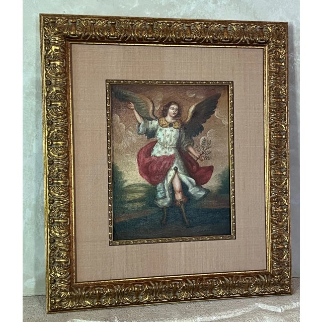 Cuzco School Revival Painting, C. 1900 For Sale - Image 9 of 13