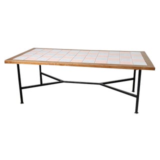 Tiled Coffee Table, 1950s For Sale