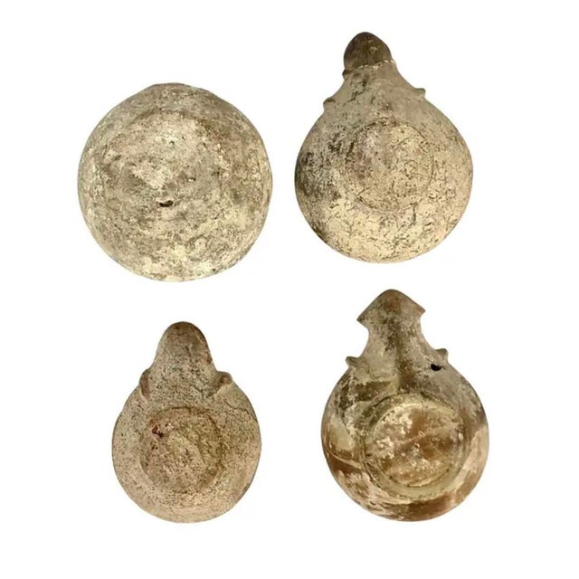 Roman Terracotta Oil Lamps, Set of Four For Sale - Image 11 of 11