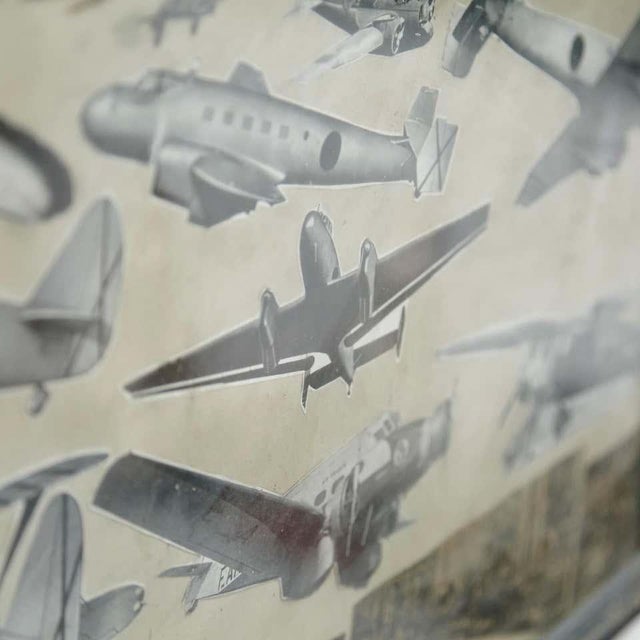 French Artist, Aviation Composition, Early 20th Century, Collage, Framed For Sale - Image 12 of 13