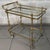 Vintage Brass Crystal Double Shelf Bar Trolley, 2000 For Sale - Image 11 of 11