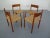 1960s Teak & Papercord Dining Chairs by Poul M. Volther for Frem Røjle, 1960s, Set of 4 For Sale - Image 5 of 18