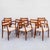 1970s Restored Niels Moller Model 67 Danish Modern Dining Chairs in Teak & Leather For Sale - Image 17 of 18