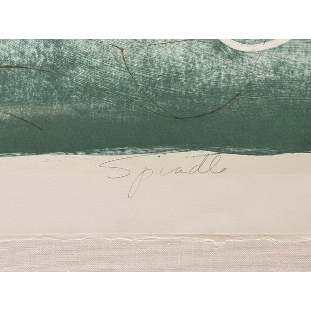 Mark Lere (American B. 1950), Signed Lithograph Entitled “Spindle” 1986 For Sale - Image 4 of 18