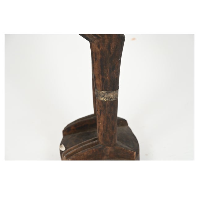 Vintage Carved Wooden West African Senufo Hornbill Bird Sculpture For Sale - Image 16 of 17
