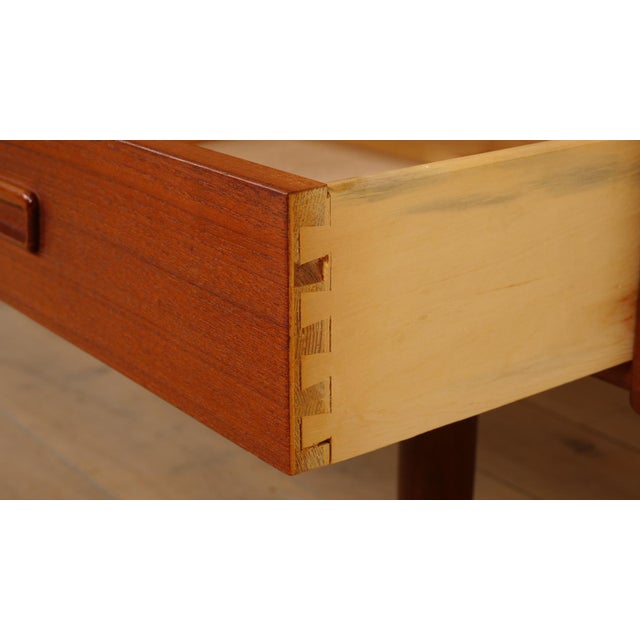 Brown Vintage Brown Highboard in Teak For Sale - Image 8 of 16