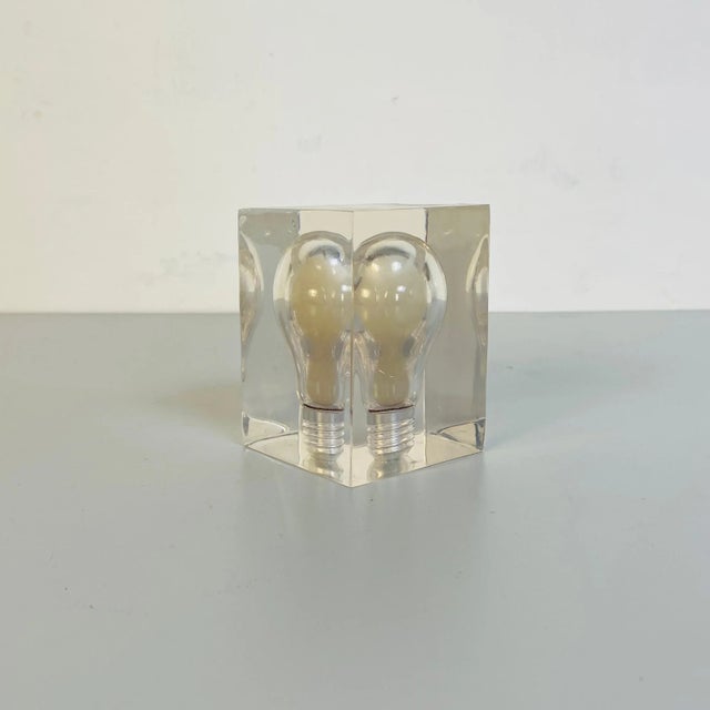 Plastic Mid-Century French Modern Acrylic Sculpture by Pierre Giraudon, 1970s For Sale - Image 7 of 10
