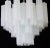 2000 - 2009 Murano Glass Tube Chandeliers, 1990s, Set of 2 For Sale - Image 5 of 12