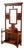 Late 19th Century Edwardian Mahogany Mirrored Hall Tree / Stand For Sale