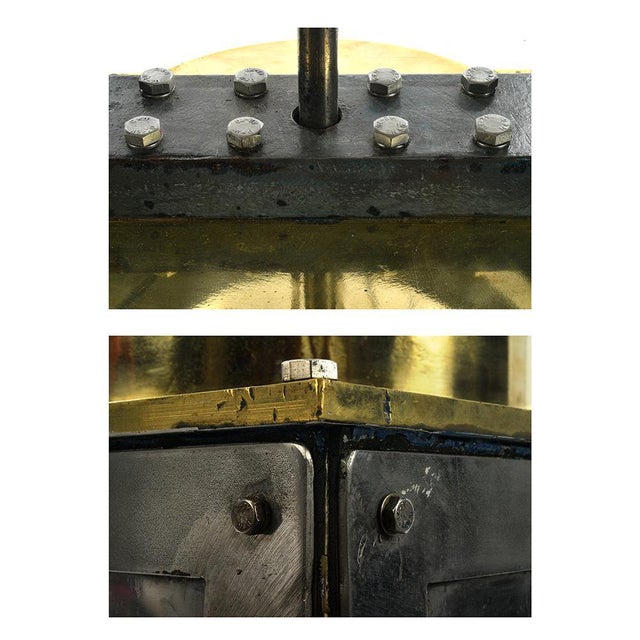 Vintage Boat Spotlight in Chromed Metal For Sale - Image 6 of 10