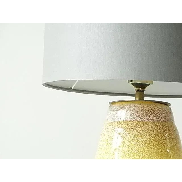 Industrial Vintage Grande Jaune Murano Table Lamp, 1960s For Sale - Image 3 of 11