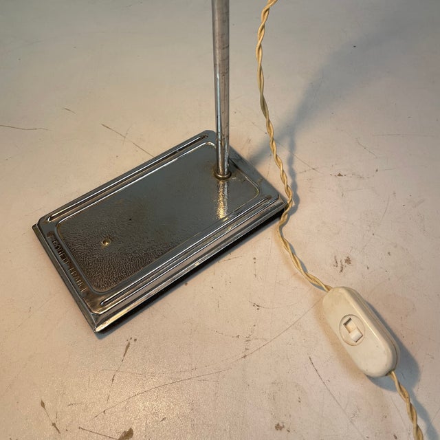 Dactyl, Art-Deco Desk Lamp by Jean Chavanis for Pirouett, France, 1940s For Sale - Image 11 of 18