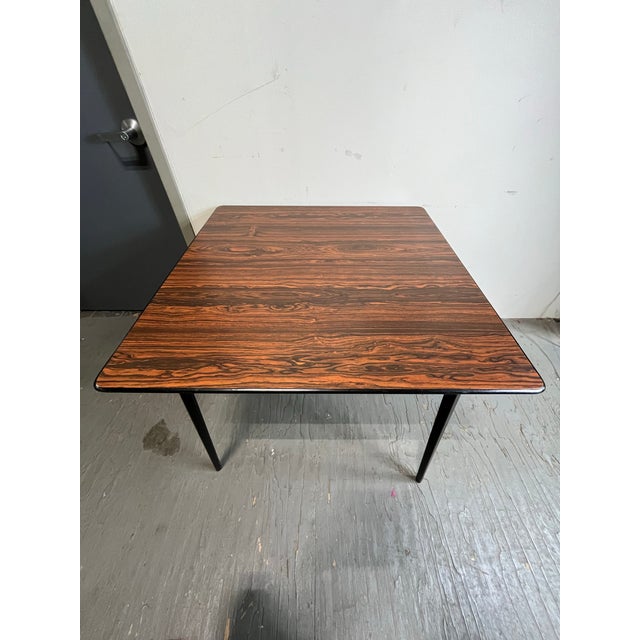 Wood Vintage Foldable Game Table From Stakmore For Sale - Image 7 of 7