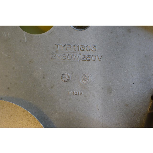 Modernist Glass & Bakelite Model 11303 Ceiling or Wall Lamp from Elektrosvit, 1950s For Sale - Image 6 of 12