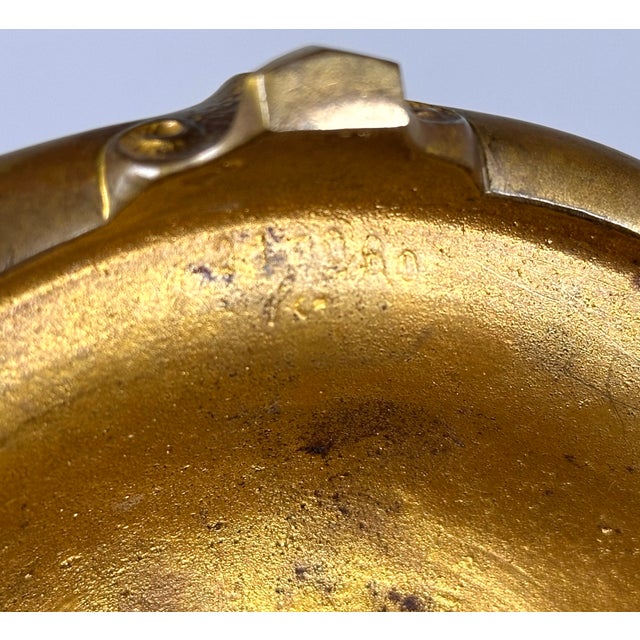 190s Rosenthal Cobalt Gilded Fish Table Lamp by M. Robisch For Sale - Image 10 of 18