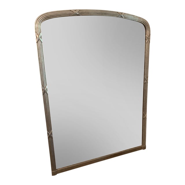 19th Century French Silver Gilt Mirror For Sale