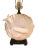 Mid 20th Century Vintage Coy Fish Relief Lamp With Green Shade For Sale - Image 5 of 10