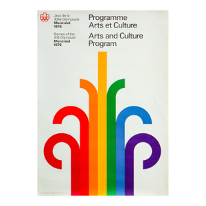 1976 Montreal Olympics Arts and Culture Program Poster (Large) - Cojo