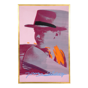 Andy Warhol Style "Jean Seberg" Pop Art Screenprint – Framed