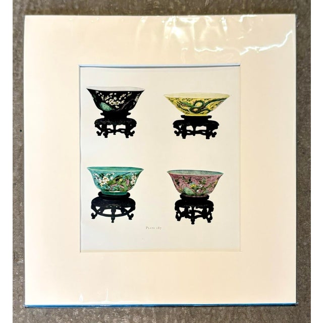 Chinese Vintage Boho Chinese Porcelain Print For Sale - Image 3 of 7