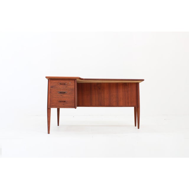 Vintage Danish Teak Desk, 1960s For Sale - Image 3 of 8