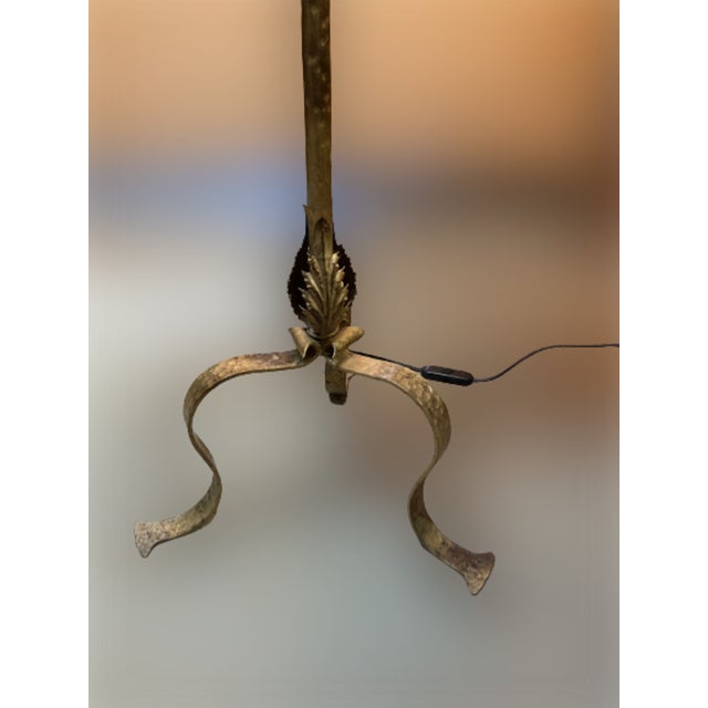Wrought Iron Floor Lamp, 1960s For Sale - Image 11 of 12