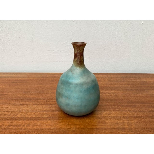 Mid-Century Minimalist German Studio Pottery Vase by Elke & Elmar Kubicek, 1960s For Sale - Image 11 of 16