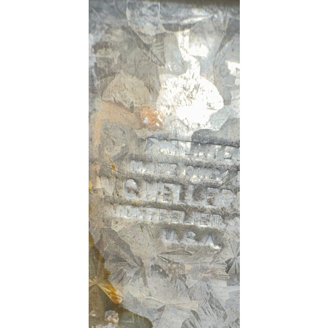 Chestnut Antique w.c. Heller Industrial Hardware Store Cabinet Early 20th Century For Sale - Image 8 of 9
