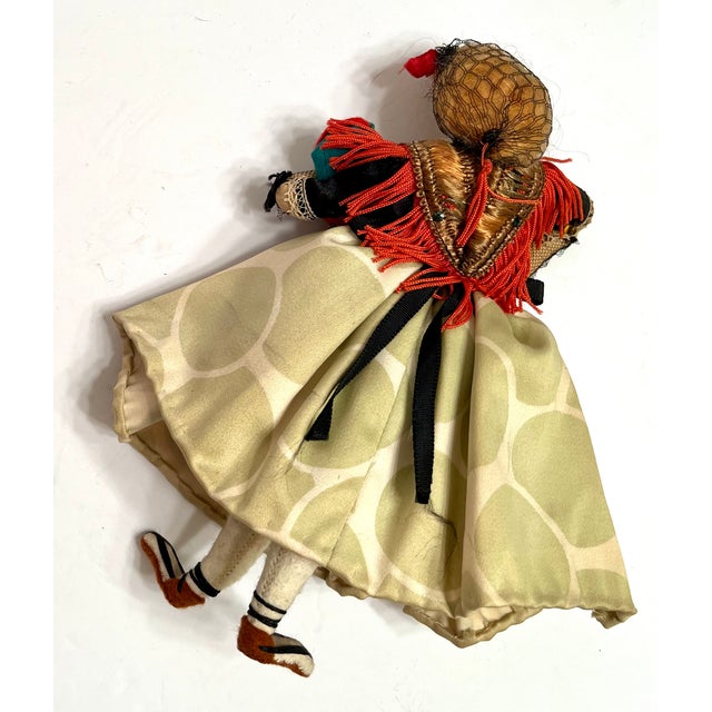 Vintage Handcrafted Roldan Klumpe Spanish Folk Pair of Dolls For Sale In Philadelphia - Image 6 of 12